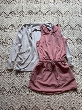 Athleta Girl Bundle Of Active Dress And Cardigan Size 6 Play Clothes Summer